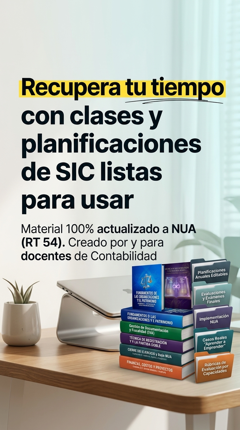 Mega Pack SIC Contabilidad 2026 &ndash; Todo resuelto para secundaria